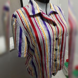 Stripe Button-up Shirt